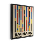 Bauhaus Dessau 1931 Modernist Minimal Homage Framed Canvas Print Gallery Image 2