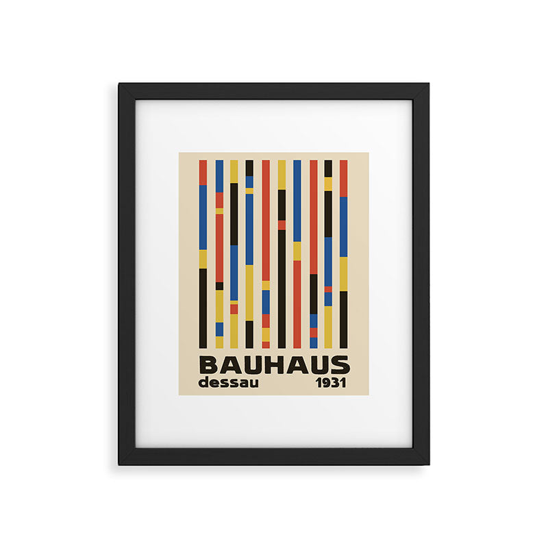 Bauhaus Dessau 1931 Modernist Minimal Homage Framed Art Print Gallery Image 5