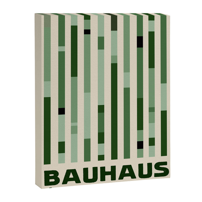 Bauhaus Green Canvas Print Gallery Image 1