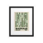 Bauhaus Green Framed Art Print Gallery Image 5