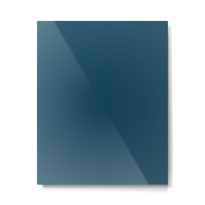 Beautiful Blue Ocean Solid Color Metal Print Gallery Image 1