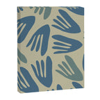 Big Cutouts Papier Découpé Abstract Pattern in Vintage Blue and Beige  Canvas Print Gallery Image 8