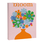 Bloom Retro Flowers in Vase Canvas Print Gallery Image 6