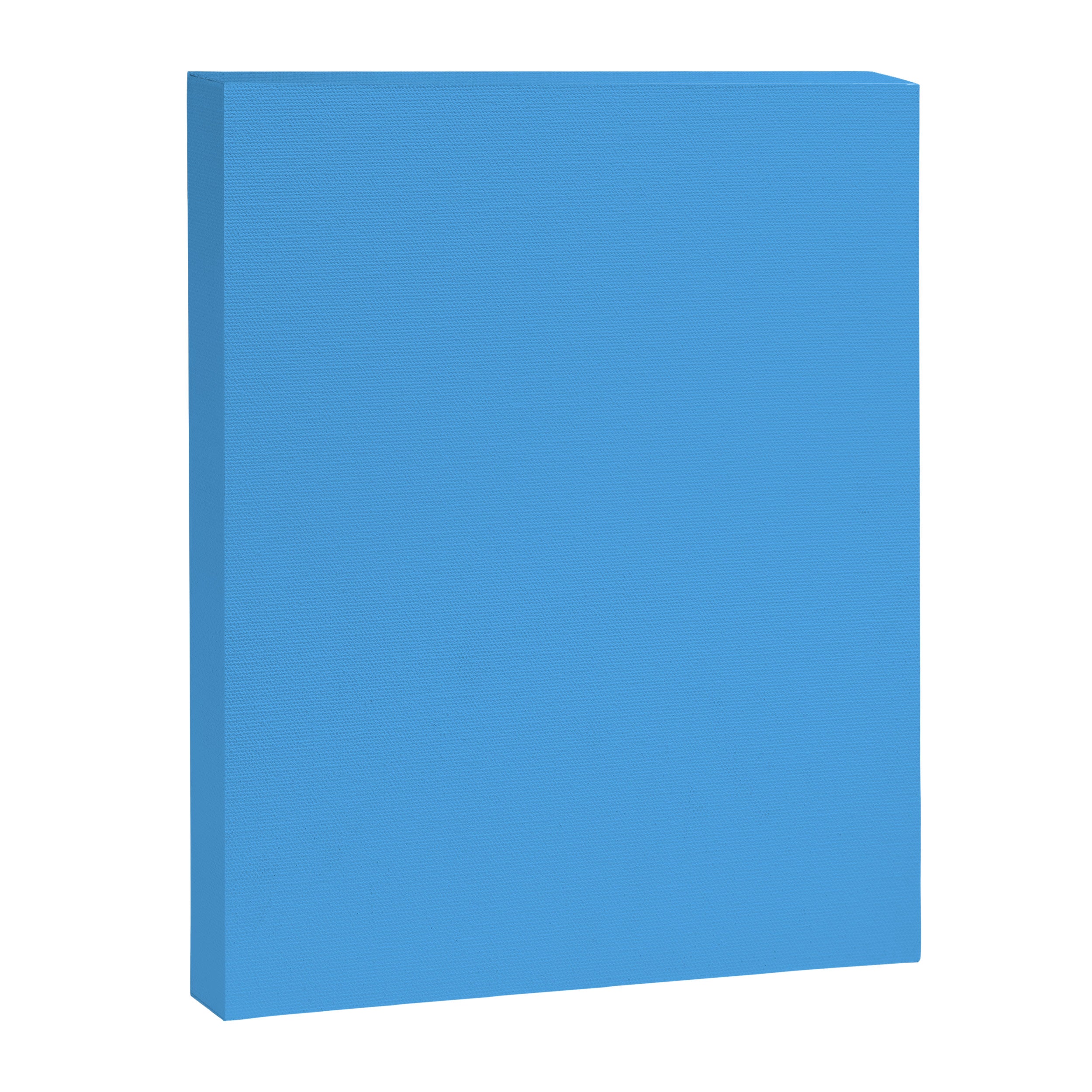 Blue Joy Solid Color Canvas Print Gallery Image 8