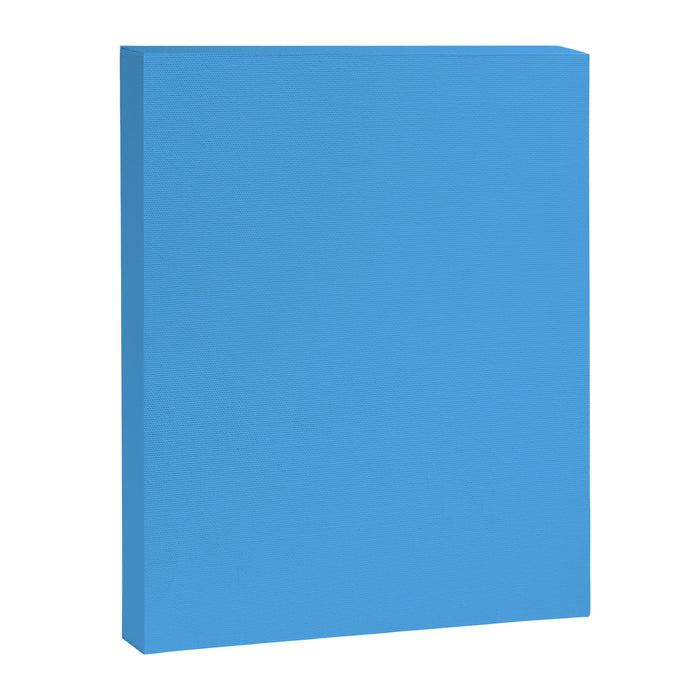 Blue Joy Solid Color Canvas Print Gallery Image 1