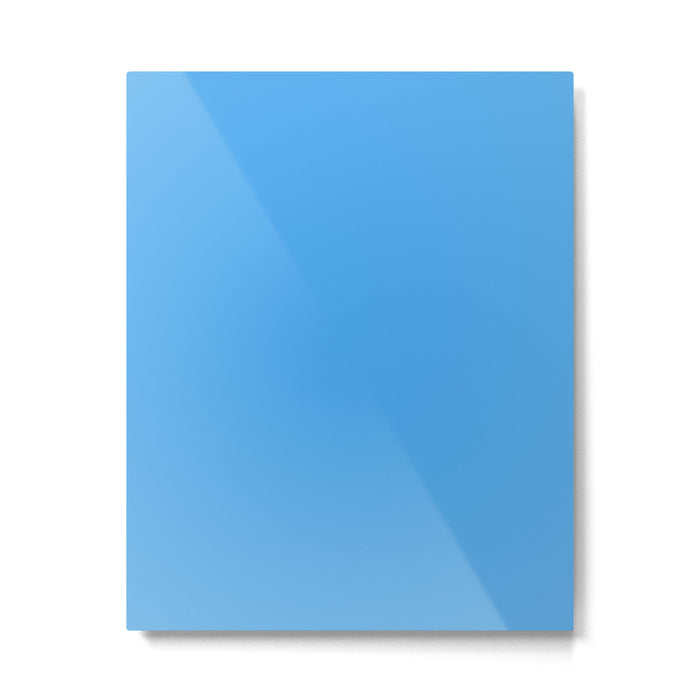 Blue Joy Solid Color Metal Print Gallery Image 1