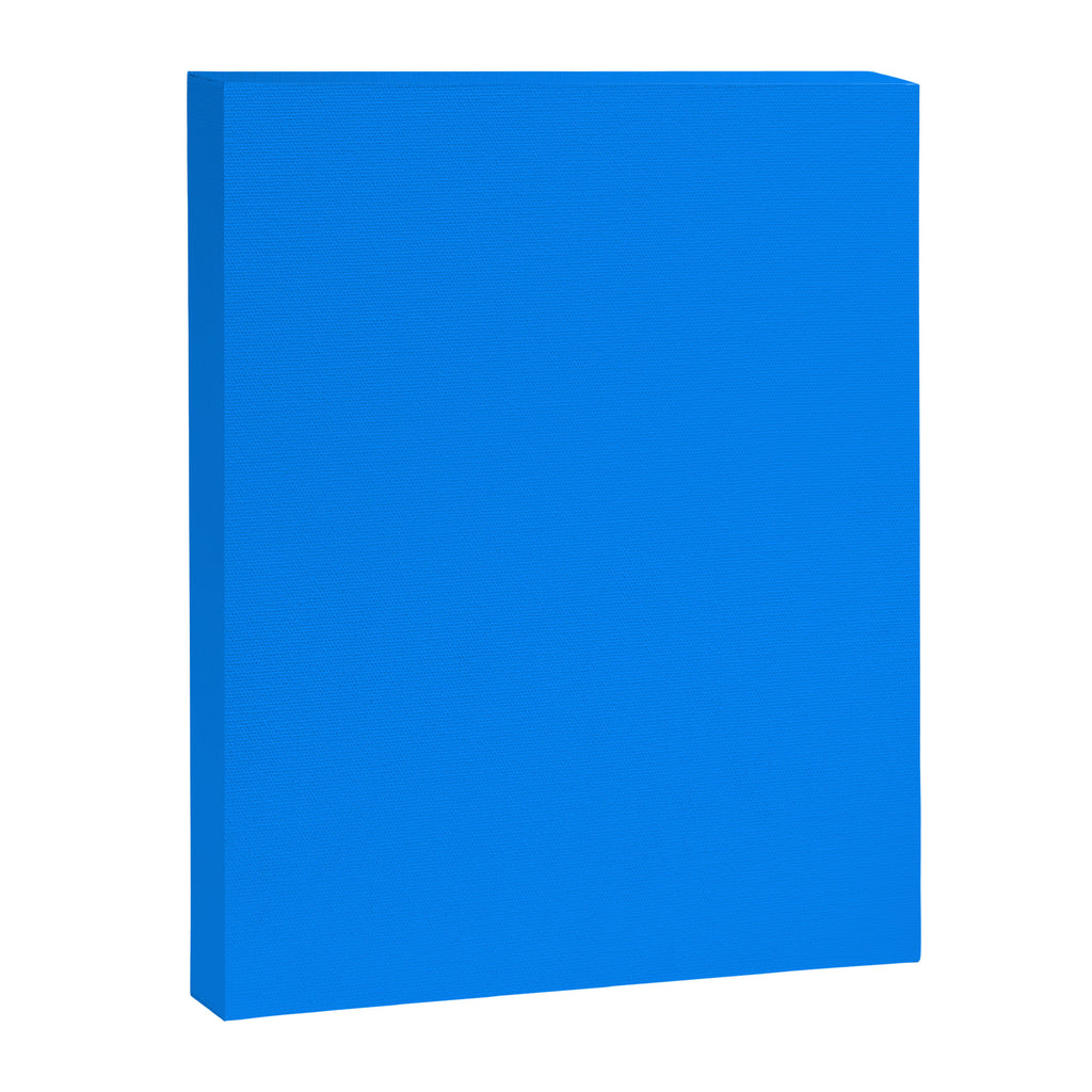 Blue Solid Color Bright Vivid Bold Accent Canvas Print Gallery Image 8