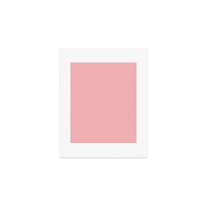 Blush Pink Solid for Pink and Orange Collection Art Print Gallery Image 1
