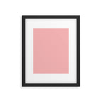 Blush Pink Solid for Pink and Orange Collection Framed Art Print Gallery Image 6