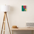 Bold and Colorful Mid Century Modern Kwaito Abstract Canvas Print Gallery Image 2
