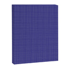 Bold Blue Minimalist Fine Weave Mid Century Modern Woven Line Pattern Canvas Print Gallery Image 8
