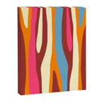 Bold Eclectic Abstract Wild Stripes Pattern Canvas Print Gallery Image 8
