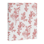 Botanical Cottage Floral Pattern in Red and White Canvas Print Gallery Image 8