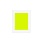 Bright Chartreuse Yellow Solid Color Art Print Gallery Image 1