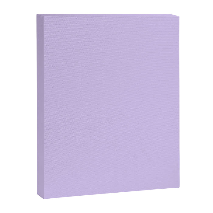 Bright Light Lilac Lavender Purple Solid Canvas Print Gallery Image 1