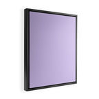 Bright Light Lilac Lavender Purple Solid Framed Canvas Print Gallery Image 2
