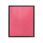 Bright Watermelon Pink Solid Colour  Framed Canvas Print Gallery Image 8