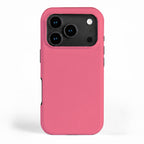 Bright Watermelon Pink Solid Colour  iPhone Case Gallery Image 1