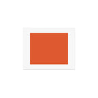 Burnt Orange Solid Art Print Gallery Image 1