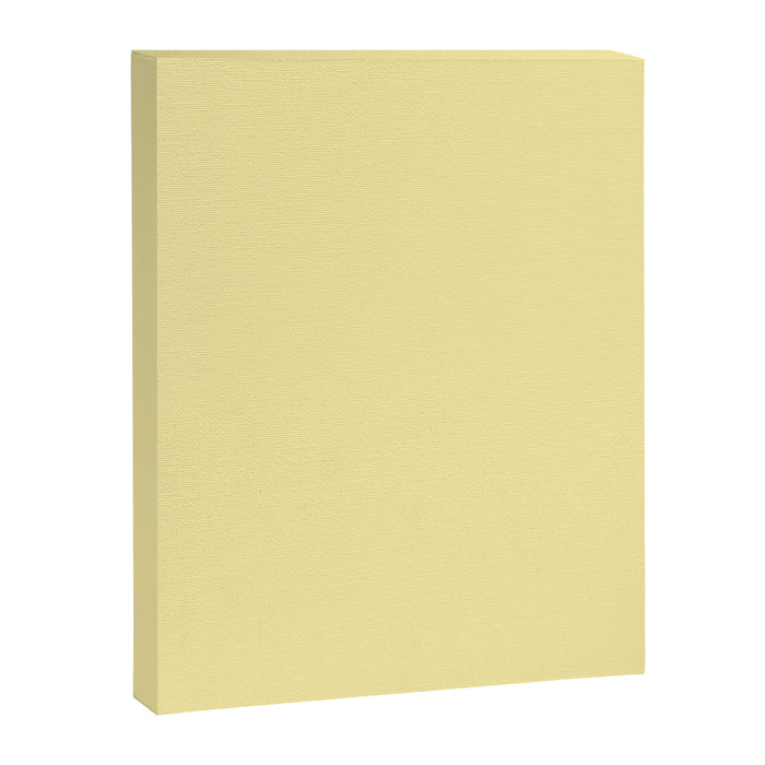 Butter Yellow Pale Soft Pastel Solid Canvas Print Gallery Image 1