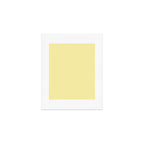 Butter Yellow Pale Soft Pastel Solid Art Print Gallery Image 1