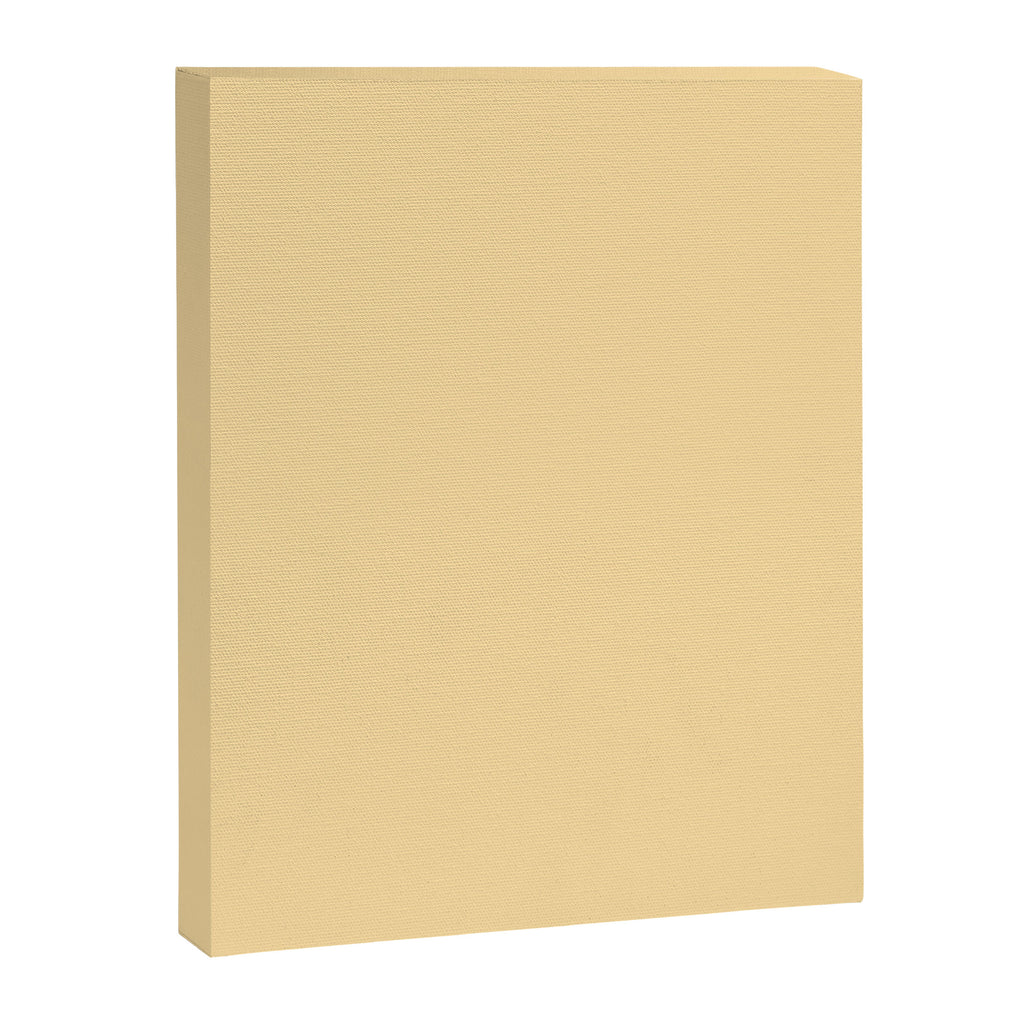 Buttercream Yellow Pastel Solid Canvas Print Gallery Image 8