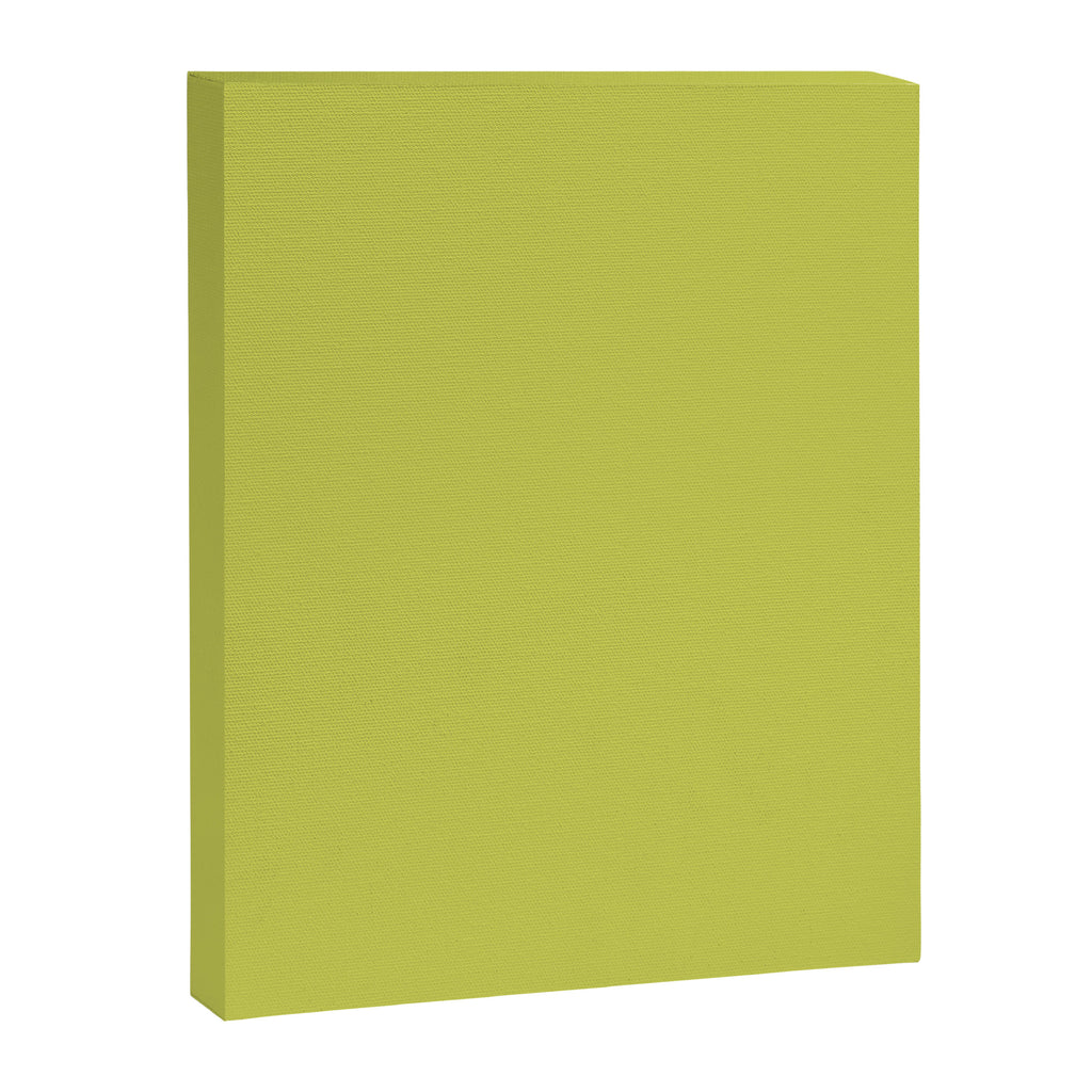 Chartreuse Solid Color Canvas Print Gallery Image 8