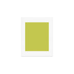 Chartreuse Solid Color Art Print Gallery Image 1