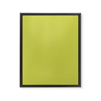 Chartreuse Solid Color Framed Canvas Print Gallery Image 8