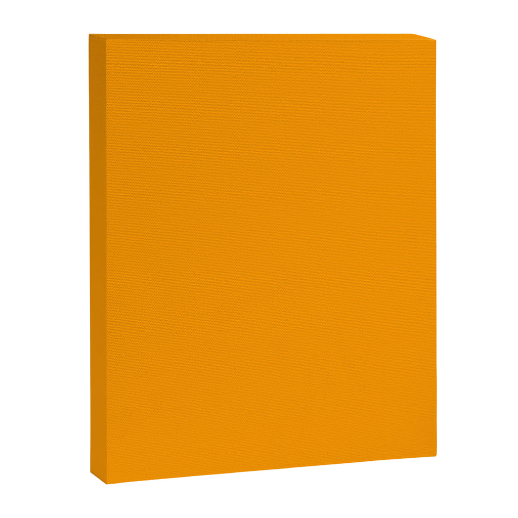 Cheerful Orange Yellow Marigold Solid Colour Canvas Print Gallery Image 8