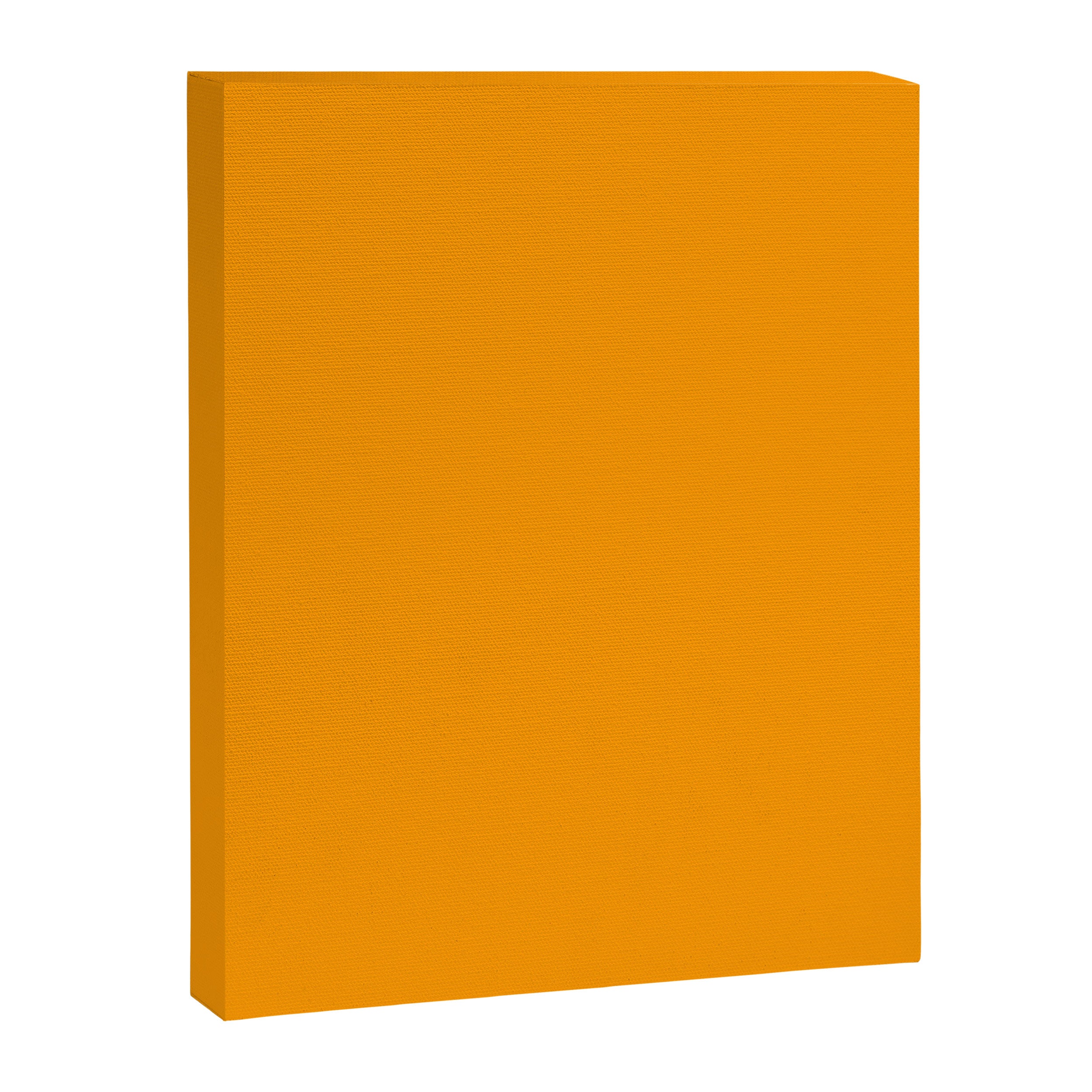 Cheerful Orange Yellow Marigold Solid Colour Canvas Print Gallery Image 8