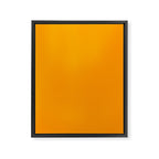 Cheerful Orange Yellow Marigold Solid Colour Framed Canvas Print Gallery Image 8