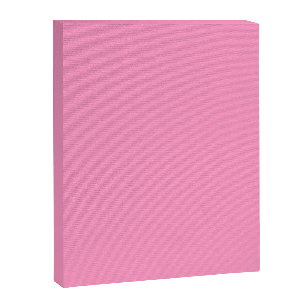 Cheerful Pink Solid Color Canvas Print Gallery Image 8