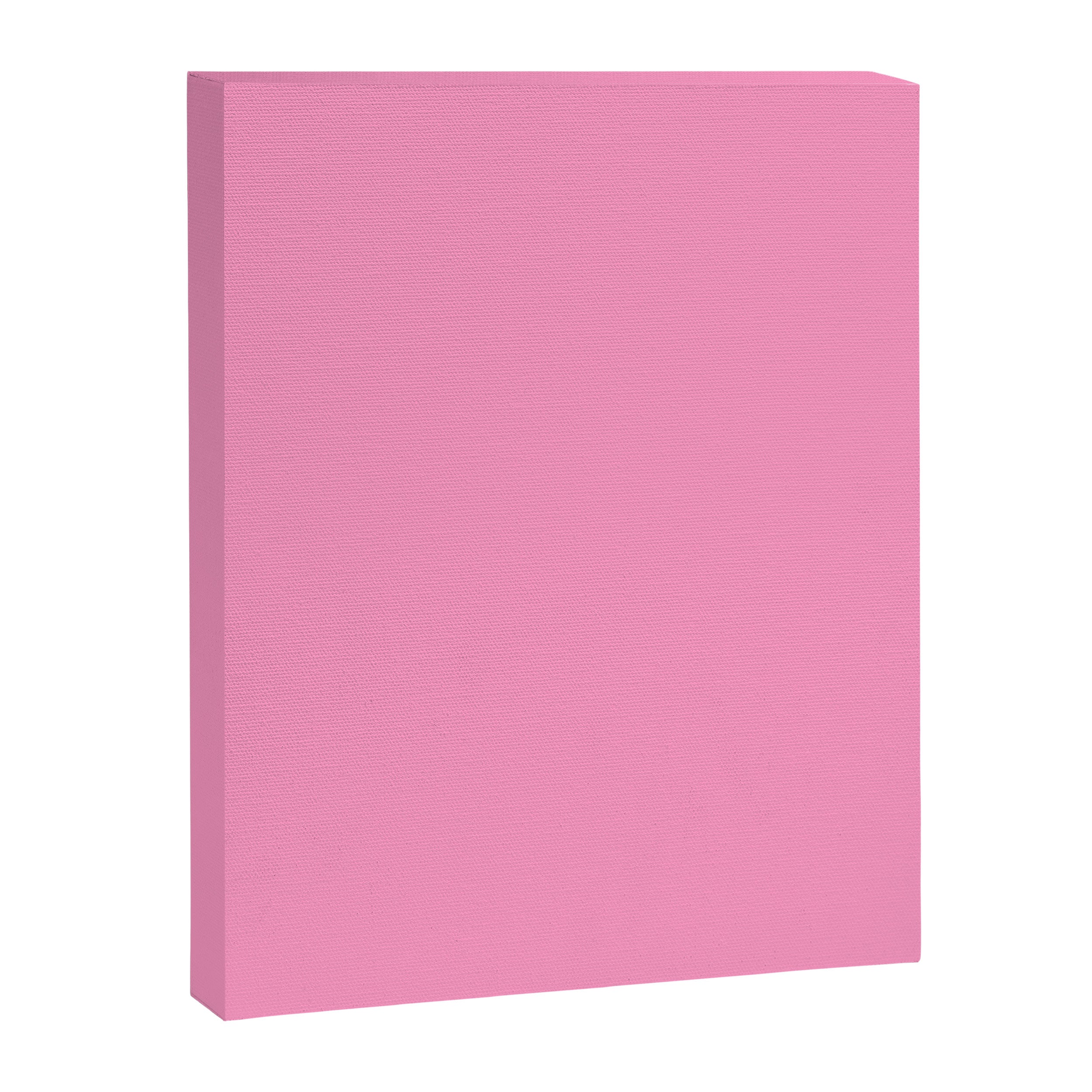 Cheerful Pink Solid Color Canvas Print Gallery Image 8