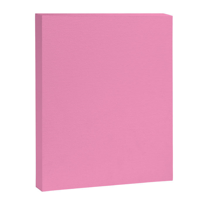 Cheerful Pink Solid Color Canvas Print Gallery Image 1