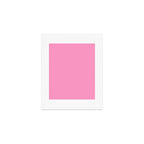 Cheerful Pink Solid Color Art Print Gallery Image 1