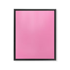 Cheerful Pink Solid Color Framed Canvas Print Gallery Image 8