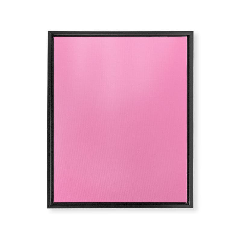 Cheerful Pink Solid Color Framed Canvas Print Gallery Image 8