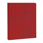 Cherry Red Gingham Check Pattern Canvas Print Gallery Image 6