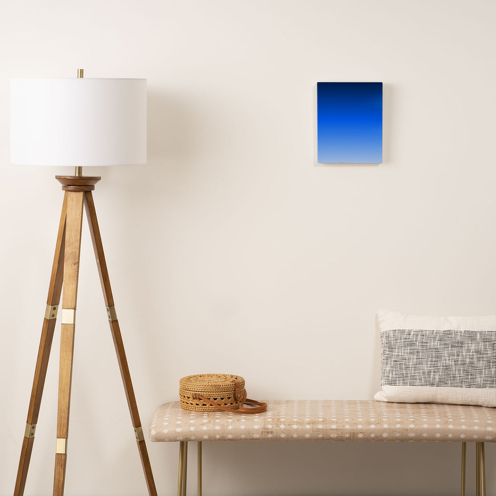 Cobalt Blue Ombre Canvas Print Gallery Image 2