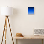 Cobalt Blue Ombre Canvas Print Gallery Image 2