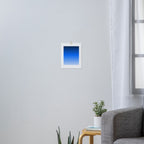 Cobalt Blue Ombre Art Print Gallery Image 3