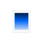Cobalt Blue Ombre Art Print Gallery Image 1