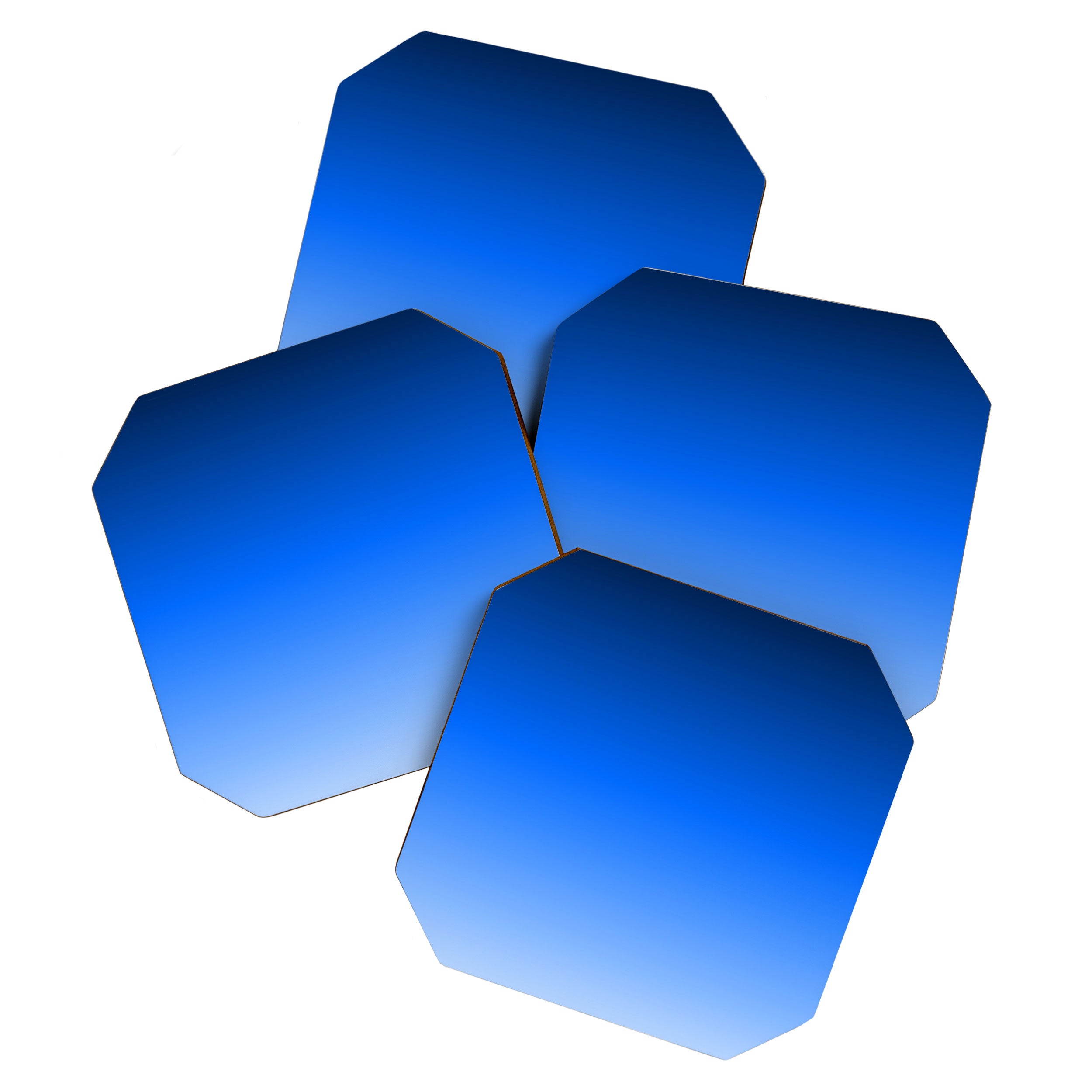 Cobalt Blue Ombre Coaster Gallery Image 1