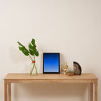 Cobalt Blue Ombre Framed Canvas Print Gallery Image 4