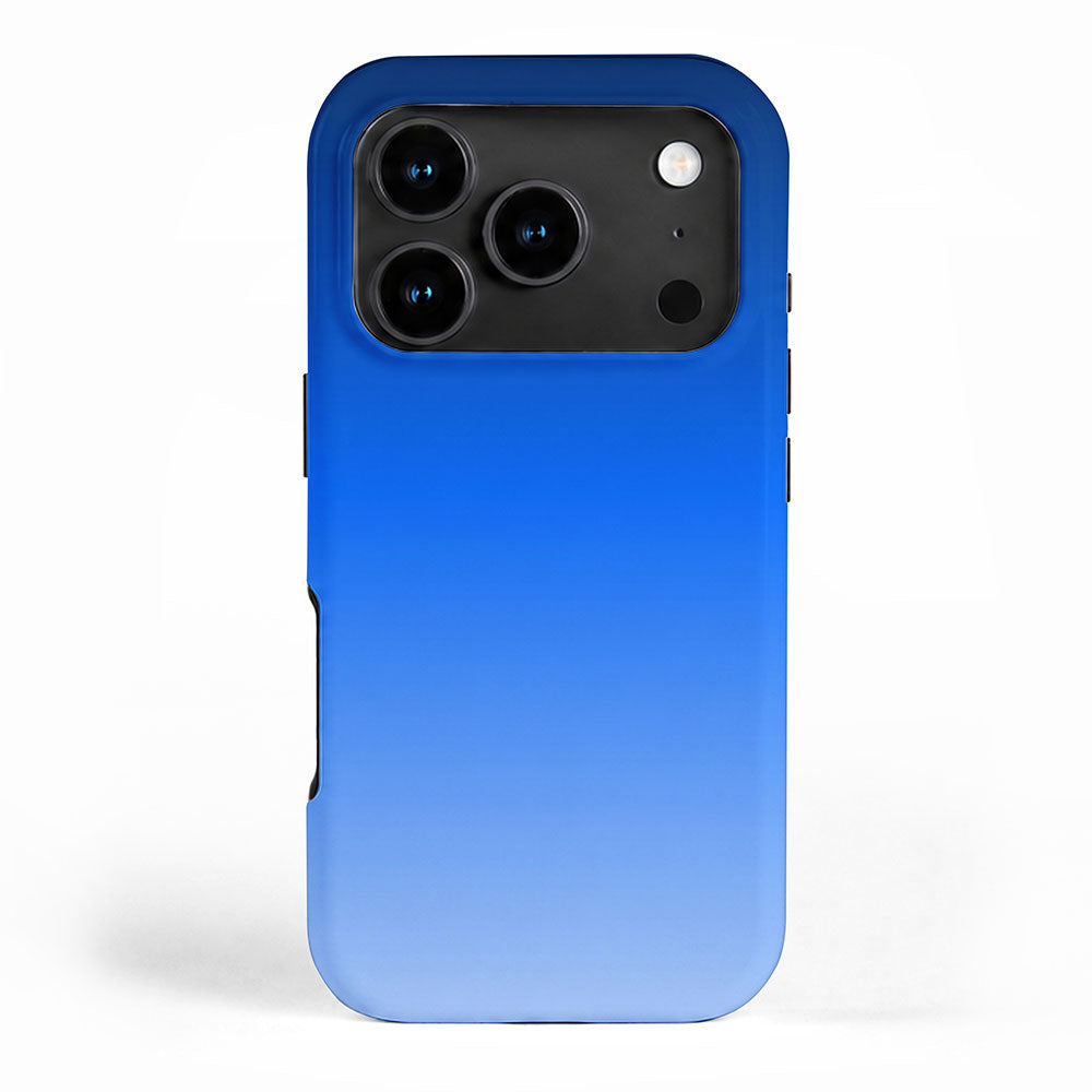 Cobalt Blue Ombre iPhone Case Gallery Image 1