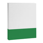    Color Block Green and White Canvas Print Gallery Image 6