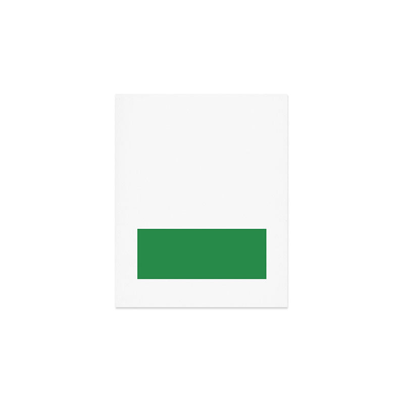    Color Block Green and White Art Print Gallery Image 1