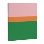 Color Block Striped Solid Pink Green Orange Canvas Print Gallery Image 8
