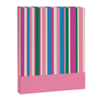 Color Block Stripes Cuff Pattern Pink Blue Green Canvas Print Gallery Image 8